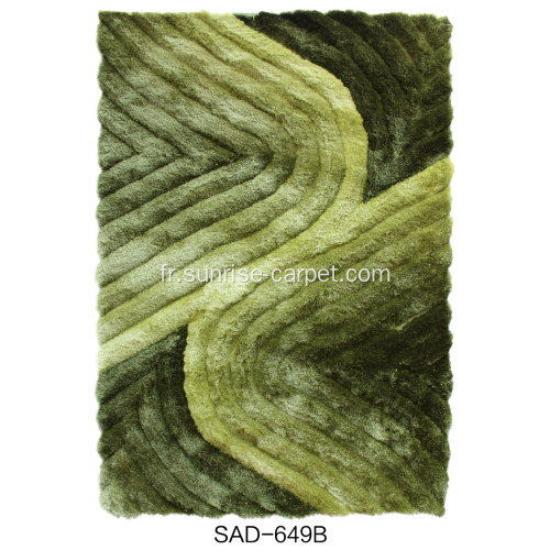 Tapis shaggy 3D